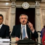 El presidente Alberto Fernández inaugura las sesiones ordinarias en el Congreso