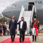 Gabriel Boric llegó al país e inaugura una nueva etapa de relaciones bilaterales con Chile