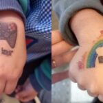 Adoctrinamiento PRO: denuncian que Larreta puso tatuajes publicitarios a alumnos de primaria