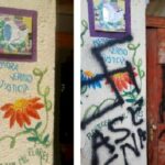 Neuquén: una sede de Desarrollo Social amaneció pintada con esvásticas