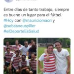 El intendente de San Miguel borró tuits donde se lo ve jugando al fútbol con Macri, fiscales y jueces que persiguen a CFK