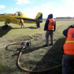 Llegan más aviones hidrantes y helicópteros para combatir los incendios del Delta del Paraná