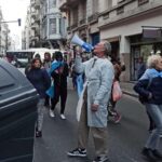 Indagan al manifestante que amenazó de muerte a Cristina frente al Instituto Patria