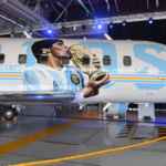Qatar 2022: se inauguró el Maradona Fan Fest con el avión Tango D10S