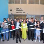 Kicillof inauguró la escuela número 114 en Campana (ya duplicó a la gestión de Vidal)