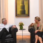 Alberto Fernández se reunió con la vicepresidenta de España, Yolanda Díaz