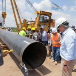 El presidente recorrió el Gasoducto Néstor Kirchner: "Es una obra central para el futuro energético”