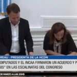 La Cámara de Diputados y el INCAA firmaron un acuerdo y proyectarán "Argentina, 1985" en las escalinatas del Congreso