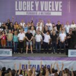 Máximo Kirchner y Axel Kicillof cerraron el Plenario de la Militancia en Avellaneda