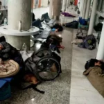 El drama que esconde Larreta en la Ciudad: cada vez más personas duermen en Aeroparque