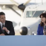 Cristina y Massa en el 15° aniversario de la reestatización de Aerolíneas Argentinas