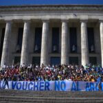 Masivo rechazo de los universitarios a la política de Milei: "Es el cierre de la Universidad"