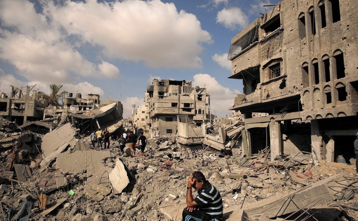 Destruction in Gaza City