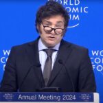 Milei repitió el mismo discurso demencial en el Foro de Davos