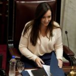 Villarruel se mostró sonriente mientras el Senado rechazaba DNU clave de Milei