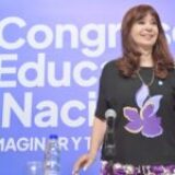 Cristina en el Congreso Educativo de la UBA: “El próximo gobierno tiene que llevar a los pibes a la escuela”